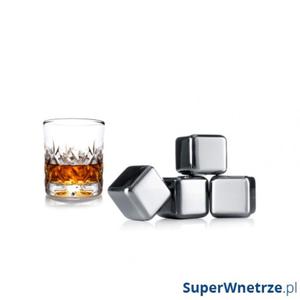 Kostki chodzce do whisky Vacu Vin stalowe - 2857495896