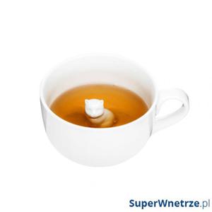 Kubek porcelanowy z kotkiem 600 ml Sagaform Tea - 2850948228