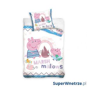 Pociel 100x135cm Carbotex winka Peppa Marshmallows - 2857495851