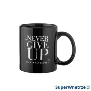 Kubek "Never Give Up" 300 ml Healthy Plan By Ann czarny - Anna Lewandowska - 2857490732