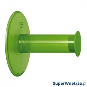 Wieszak na papier toaletowy Koziol Plug'N Roll zielony - 2858306044