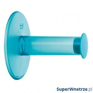 Wieszak na papier toaletowy Koziol Plug'N Roll turkusowy - 2858306043