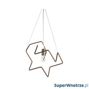 Lampa wiszca 35x34cm Copper Gie El Botanica mied - 2838769409