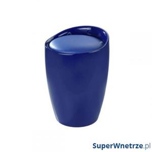 Wielofunkcyjna pufa King Bath tubo granatowa - 2838768949