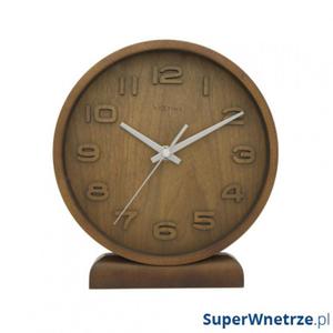 Zegar stojcy 20 cm NeXtime Wood Wood Small brzowy - 2843257919