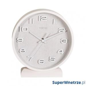 Zegar stojcy 20 cm NeXtime Wood Wood Small biay - 2843257915