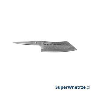 N Hakata Santoku 17,2cm Chroma Type 301 Hammered - 2843261522