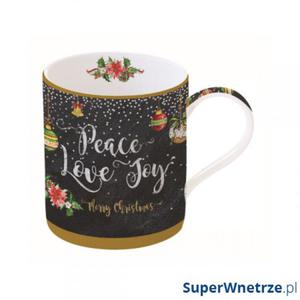 Kubek witeczny 350ml Nuova R2S Christmas Peace Love Joy - 2857490650