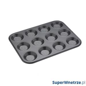 Forma do muffinw CRUSTY BAKE 12 ciastek Kitchen Craft Master Class perforowana - 2847798048