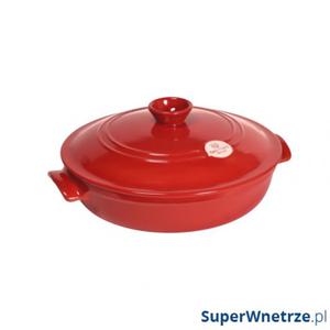 Garnek ceramiczny do duszenia 3,2 l Emile Henry Flame czerwony - 2844549087