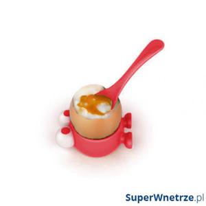 Podstawka z yeczk do jajek Egg Watcher MSC International czerwony - 2857491373