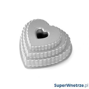 Forma do ciasta TIERED HEART Nordic Ware - 2847055349