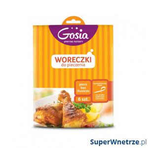 Woreczki do pieczenia bez tuszczu 6 szt. Gosia - 2857495964