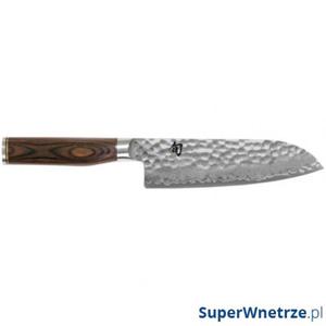 N Santoku 18cm KAI SHUN PREMIERE srebrny/drewno - 2850243900