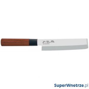 N NAKIRI 16,5 cm KAI Seki Magoroku Red srebrny/ciemna czerwie - 2850243608