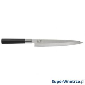 N YANAGIBA 21 cm KAI Wasabi Black srebrny - 2850243571