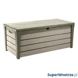 Skrzynia ogrodowa 145x70x60cm Bazkar BRUSHWOOD Taupe/be - 2857494117