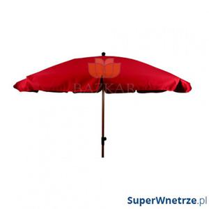 Parasol ogrodowy r. 250cm Bazkar FI Czerwony - 2857494078