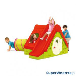 Domek dla dzieci 104x240x160cm Bazkar FUNTIVITY czerwony - 2849808315