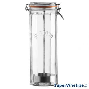 Soik do spaghetti 2,2l Kilner Facetted Clip Top Jars przezroczysty - 2852137535