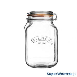 Soik 1,5l Kilner Square Clip Top Jar przezroczysty - 2857902806