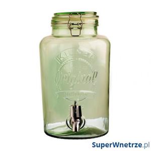 Dystrybutor do napojw 5l Kilner Coloured Drinking zielony - 2852137484