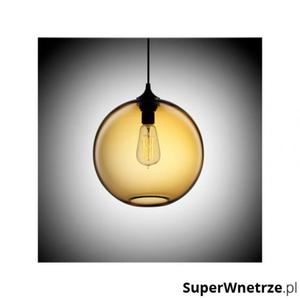 Lampa wiszca 25cm Step into design Love Bomb bursztynowa - 2853127895