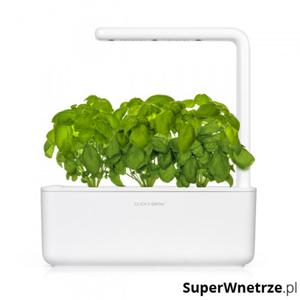 Inteligentna doniczka na zioa 12x30cm Smart Garden 3 Click and Grow biaa - 2853127879