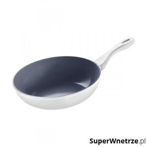 Wok ceramiczny 28cm Lamart Cast szaro-biay - 2854129935