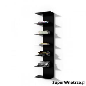 Biblioteczka 40x17x150cm D2 Libra 2 czarna - 2857493184