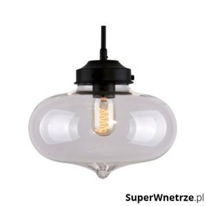 Lampa wiszca 28x28cm Altavola Design London Loft 1 transparentna - 2857491851