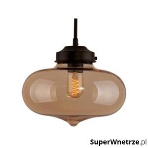 Lampa wiszca 28x28cm Altavola Design London Loft 1 bursztyn - 2857491850