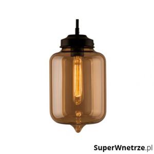 Lampa wiszca 19x19cm Altavola Design London Loft 2 bursztyn - 2857491848