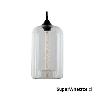 Lampa wiszca 19x35cm Altavola Design London Loft 4 transparentna - 2857491843