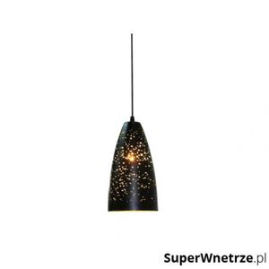 Lampa wiszca 14x14cm Altavola Design Magic Space 2 czarno-zota - 2857491840