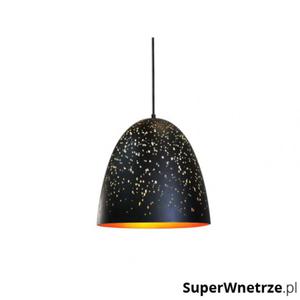 Lampa wiszca 30x30cm Altavola Design Magic Space 3 czarno-zota - 2857491839