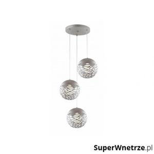 Lampa wiszca 42cm Altavola Design Shadows 3 CO szary - 2857491811