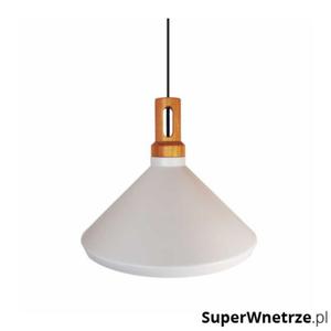 Lampa wiszca 35cm Step into design Nordic Woody drewniano-biaa - 2857342454