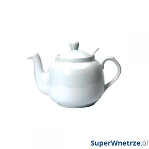 Dzbanek do herbaty z filtrem 1,2 l London Pottery biay - 2847798132