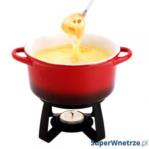 Zestaw porcelanowy do fondue do sera MSC Gadgets - 2825978989