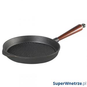 Patelnia grillowa okrga 25 cm Chefs' Selection Skeppshult - 2844362807