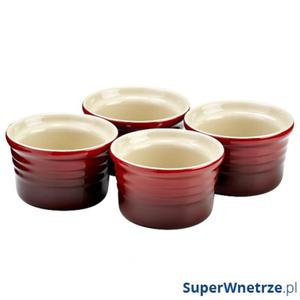 Miseczki 0,09 l Le Creuset czerwone 4 szt. - 2825975017