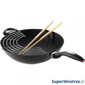 Wok 32 cm z kratk IQ - 2846307633