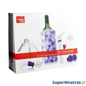 Zestaw akcesoriw do wina Vacu Vin 6 elementw - 2825976120