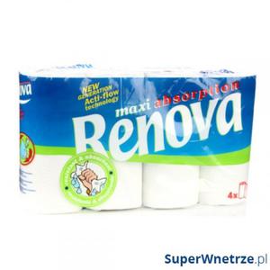 RENOVA 4szt. Maxi Absorption Rcznik papierowy - 2857493063