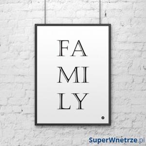 Plakat dekoracyjny 50x70 cm FAMILY DekoSign biay - 2857495719