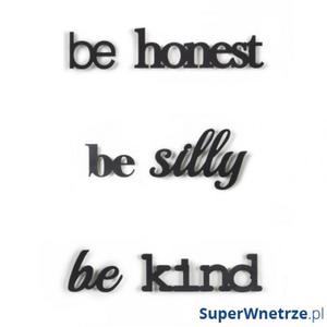 Dekoracja cienna Be Honest Be Silly Be Kind Umbra Mantra - 2843261059