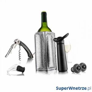 Zestaw do wina Vacu Vin Essentials czarny - 2825978239