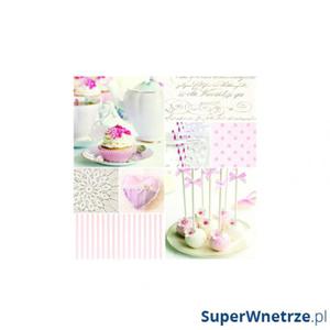 Serwetki deserowe 20 szt. Nuova R2S Napkins wypieki - 2857491356