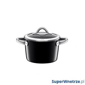 Garnek wysoki 6,2l Silit Vitaliano Nero czarny 24 cm - 2838768566